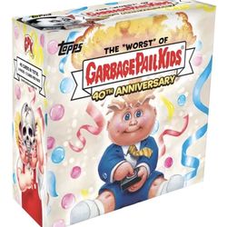 40th Anniversary Garbage Pail Kids new box X3