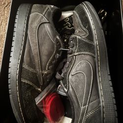 Size 9.5 Travis Scott Phantom Jordan 1 Low With Box 