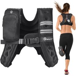 Weighted Vest for Men & Women, 8 Lbs Weight Vest, Perfect for Running, Walking, Fit
