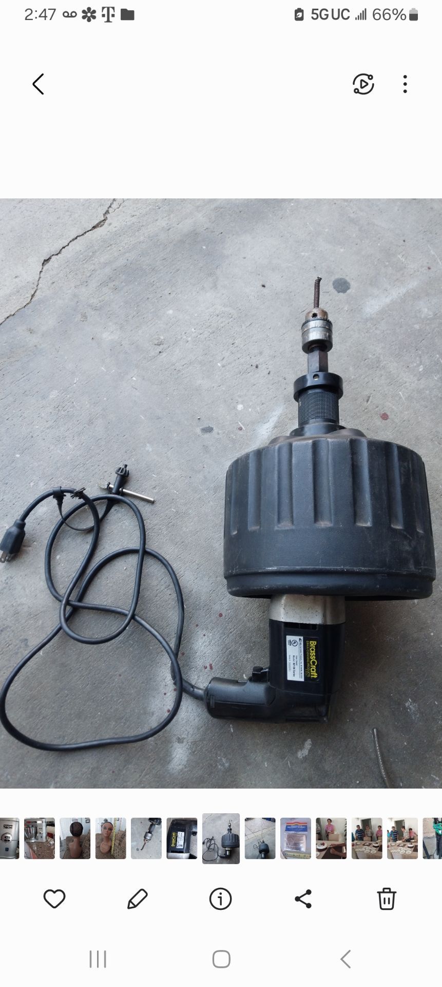 50 FEET DRAIN OPENER FORWARD A D REVERSE IN EXCELLENT WORKING CONDITION