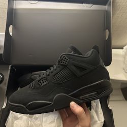 Jordan 4 Black Cat Size 12 NEW 