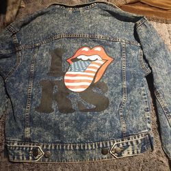 Rolling Stones Vintage Jean Jacket