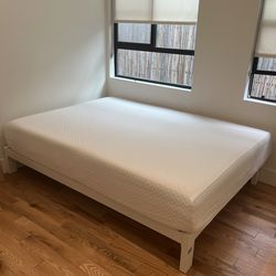 Barely Used 10in Memory Foam Mattress