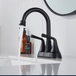 2 Hole Bathroom Faucet Black Bronze  And Chrome, And Gold And  Black And Nickel F9B $30