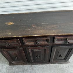 Solid Wood Cabinet Made In Mexico