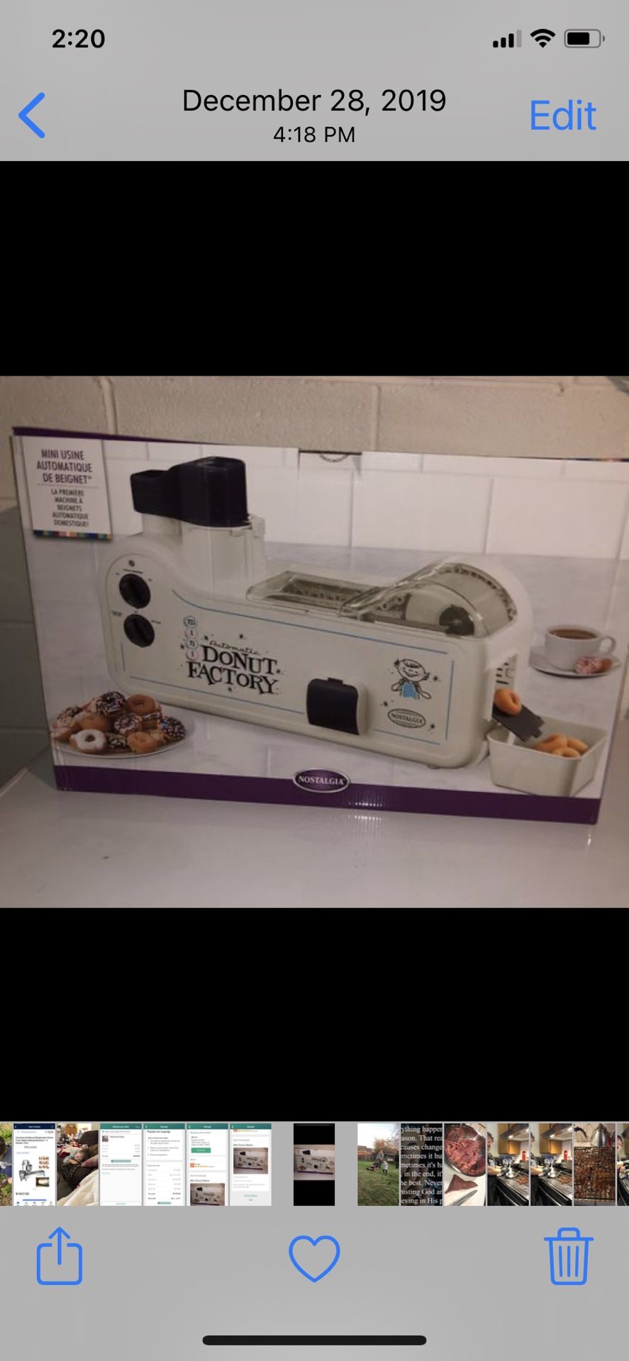 Mini Donut Maker Machine!
