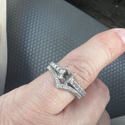 Wedding/engagement Band Welded Set 