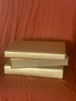 Gold Decor Books (Set of 3)
