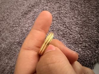 18K Solid Gold Ring Size 11