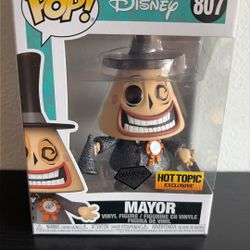 Funko Pop! Vinyl: NBC Nightmare Before Christmas - Mayor #807 Hot Topic Diamond