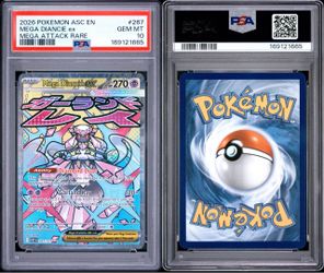 PSA 10 Mega Diancie ex #267 Mega Attack Rare – Ascended Heroes – Pokemon TCG Card