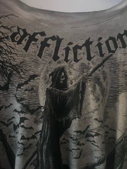 affliction layered shirt