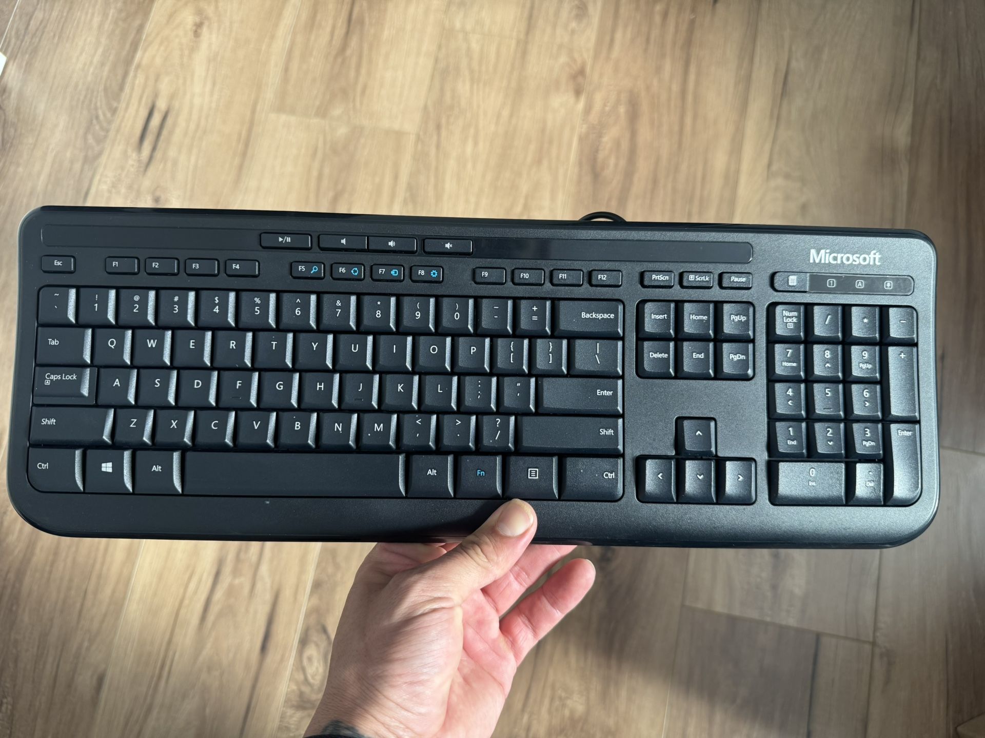 Microsoft wired keyboard 600