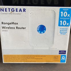Netgear RangeMax WPN824 Wireless N 10/100 Mbps Ethernet Wifi Router