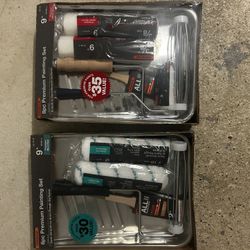 Home Depot Paint Set 9 Piece 2 Boxes