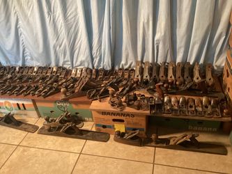 Big Group of Pre-1960 Stanley Block-Planes & Other Antique Tools, $2,200.00 CASH