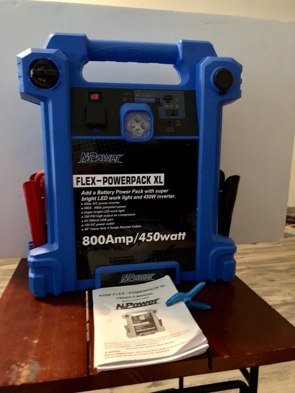 450W NPower Flex-Powerpack XL Model 24928. Like new. Includes manual. No holds.