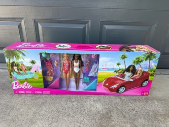 Barbie Doll Pool and Car Set