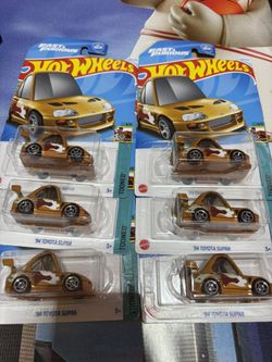 Tooned Supra Hot Wheels Lot Of 6