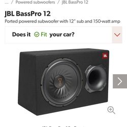 Jbl Basspro 12 