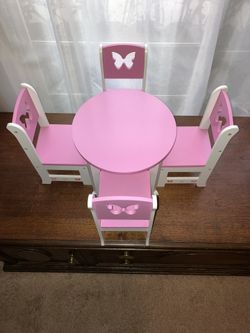 Doll Table & Chairs
