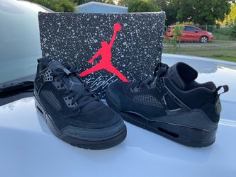 Men's Jordan Spizike Low Black/Black-Anthracite (FQ1759 001) - 10.5