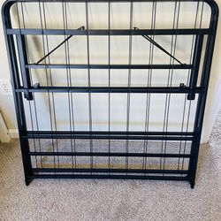 Heavy Duty Metal Twin Bed Frame with Under Bed Storage