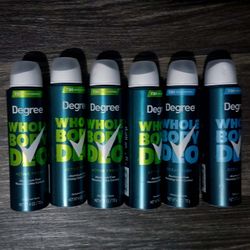 Degree Men Whole Body Deodorant Spray BUNDLE