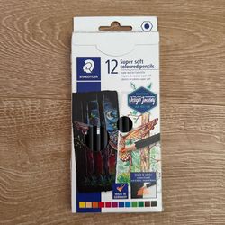 *BRAND NEW* Staedtler Super Soft Coloured Pencils 12pk