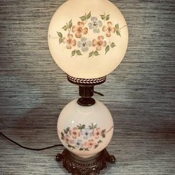 Vintage Hedco NY  Gwtw Duel Globe Lamp 