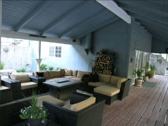 OUTDOOR PATIO SET, AND FIRE PIT (BEST OFFERS)