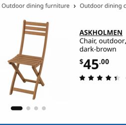Out door chair New, $29
