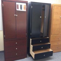 Tall Wardrobe Compress Wood