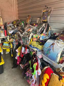Huge annual Halloween costume and decor sale