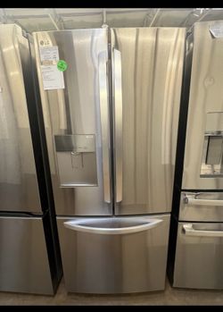 LG 30" 21.8 Cu Ft Standard Depth Refrigerator with Water Dispenser and Ice Maker, Energy Star