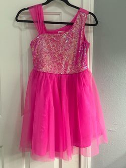 Cat & Jack Girls Pink Shimmery Party Dress