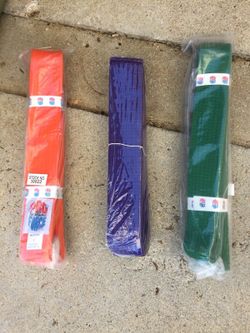 Martial arts belts