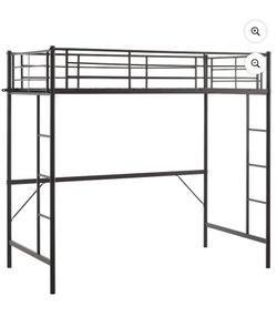 Full Size Loft Medal Bed