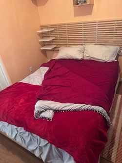 Queen Bed Frame with Storage