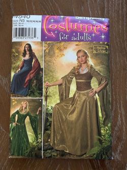 Renaissance costume pattern