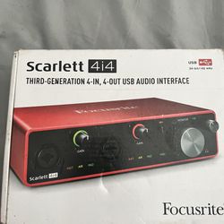 Scarlett 4i4 Interface 