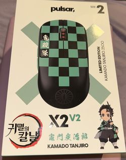 Pulsar X2V2 Demon Slayer Tanjiro with 4k Dongle Gaming Mouse PC