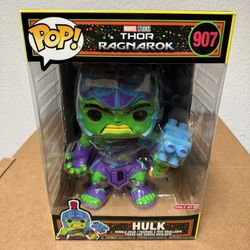 Thor Ragnarok Hulk Jumbo Funko Target Exclusive Black Light Glow 907