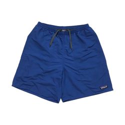 Patagonia Baggies Shorts Small S Mens Blue 7" Inseam Lined Nylon Swim Trunks Y2K