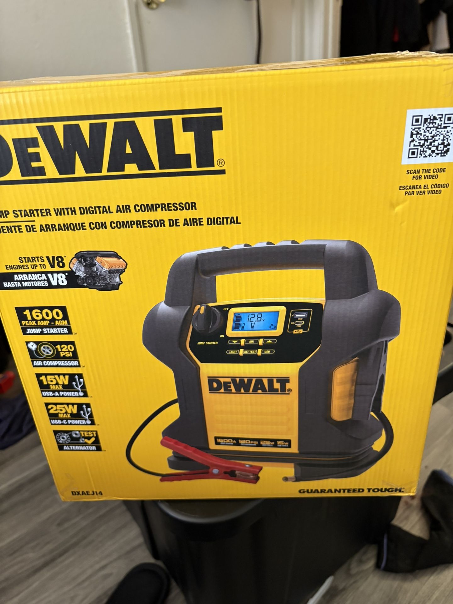 DeWalt Jump Starter & Air Compressor