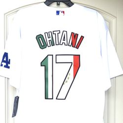 SMALL + MED + XL - DODGERS #17 SHOHEI OHTANI  MEXICAN JERSEY