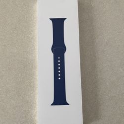 Apple Watch Sport Band - Denim/Navy Blue (46mm, S/M)