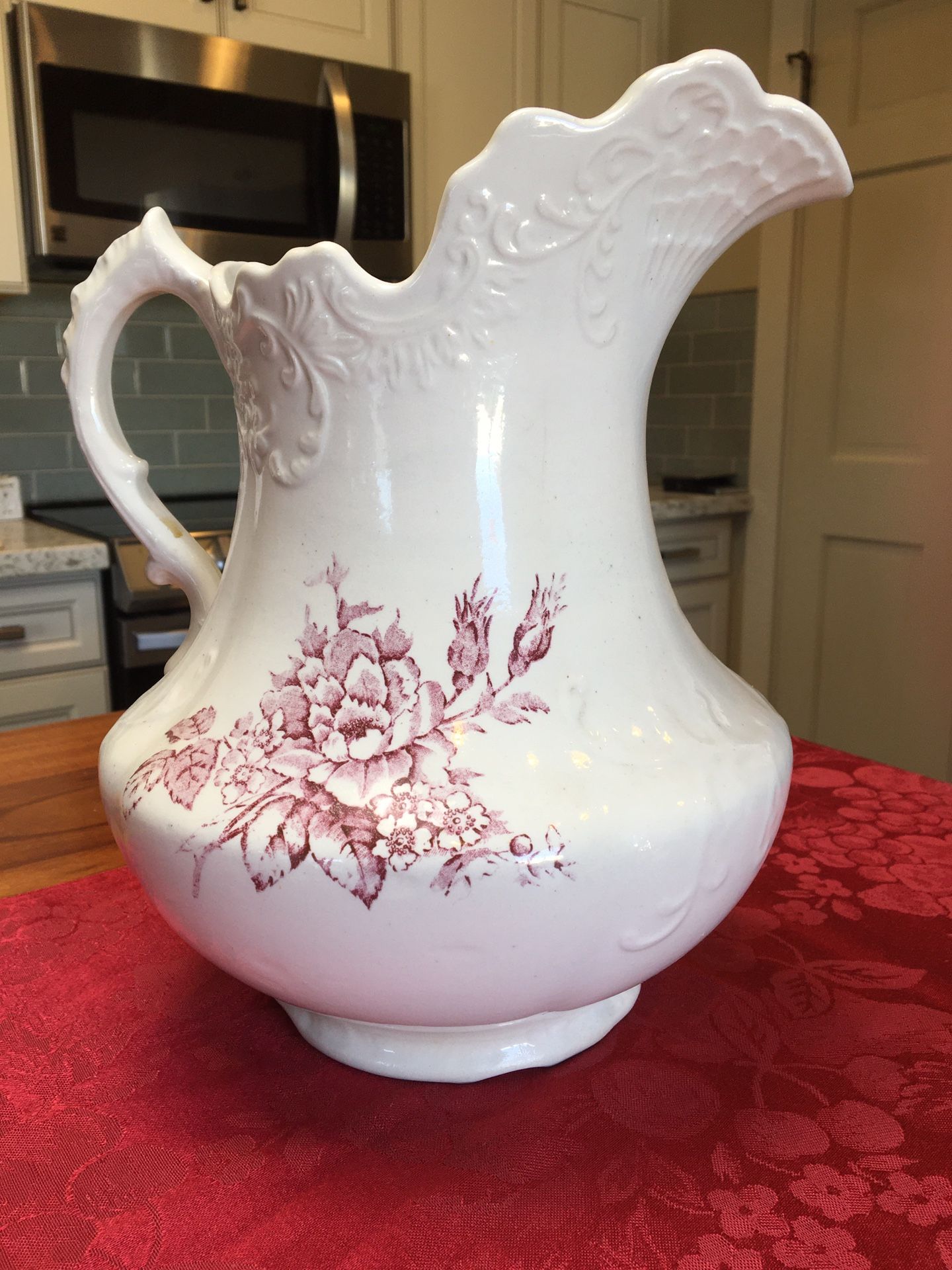 Antique Ford China Company Pitcher