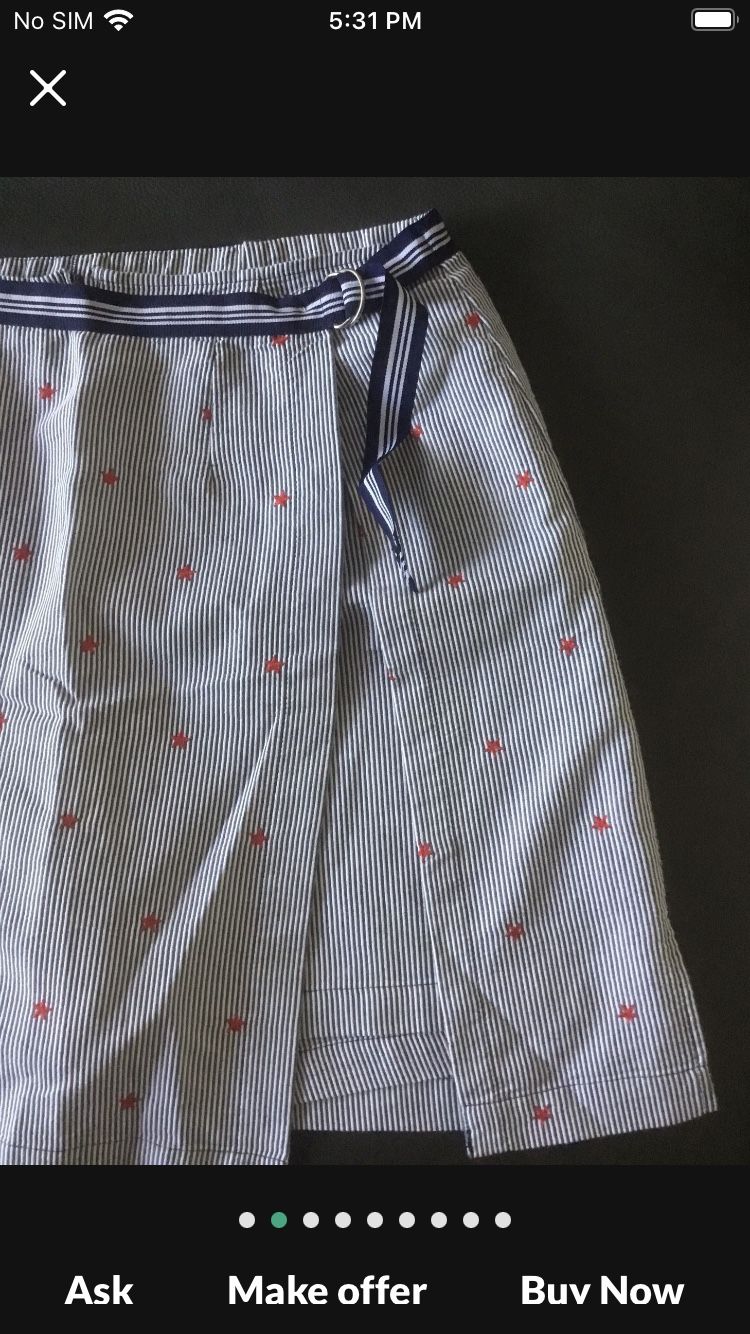 Vintage 90s SAG HARBOR Womens Skort Sz 14