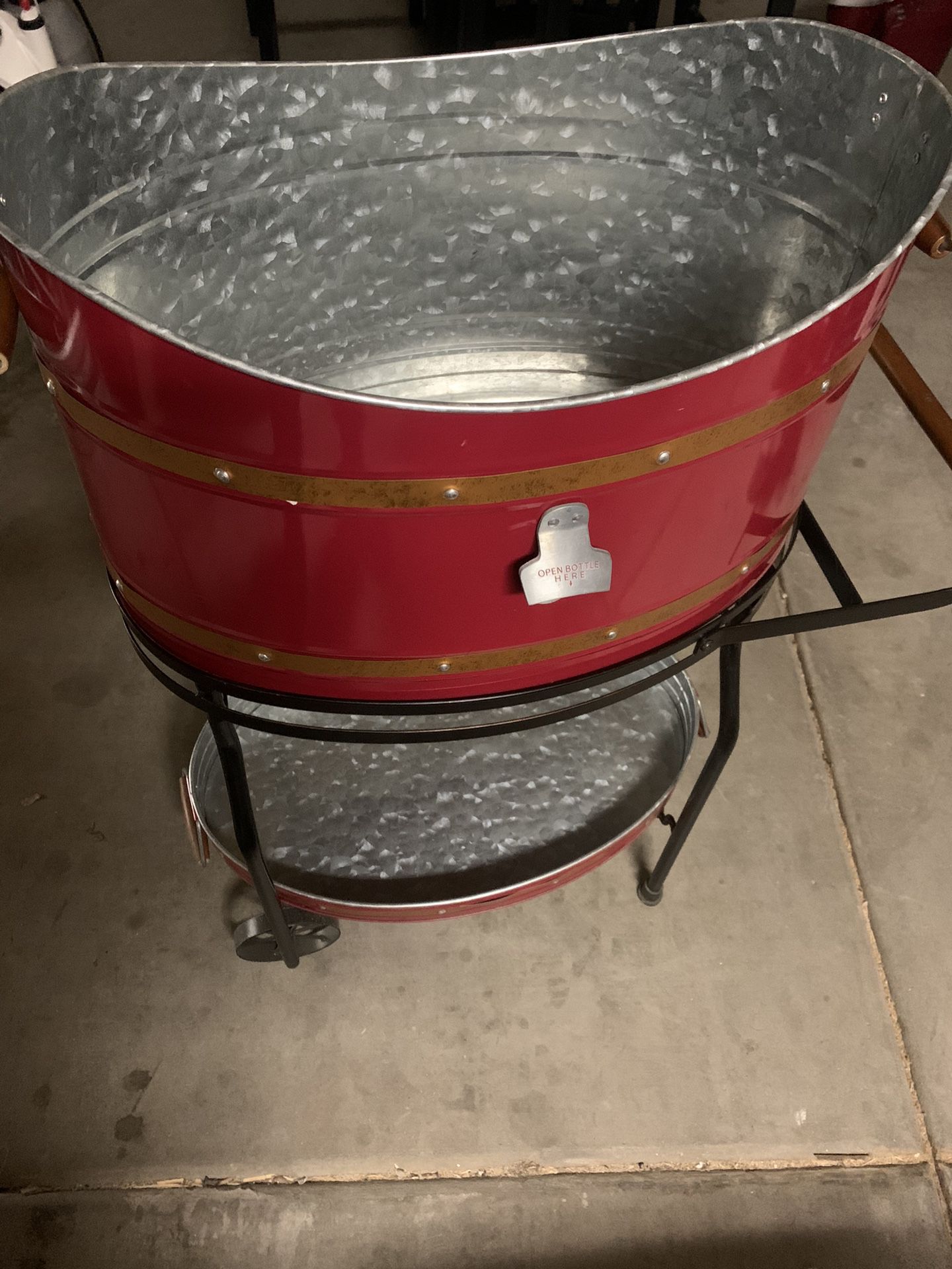 Ice Bucket Cooler With Bottle Opener